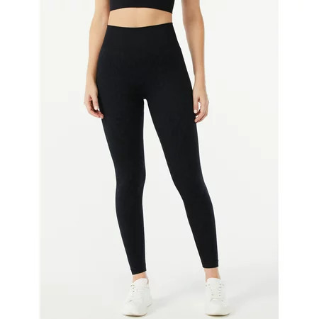 Sofia Active by Sofia Vergara Women’s Seamless High Waisted Animal Print Leggings | Walmart (US)