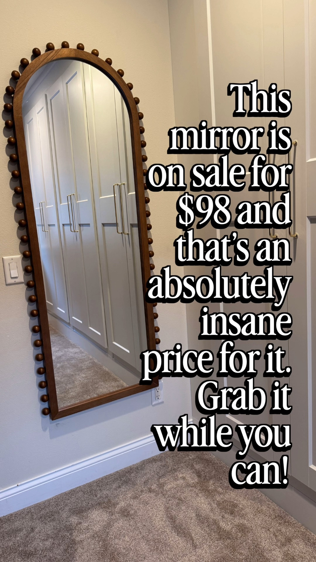 My new mirror!!!! It’s so pretty!