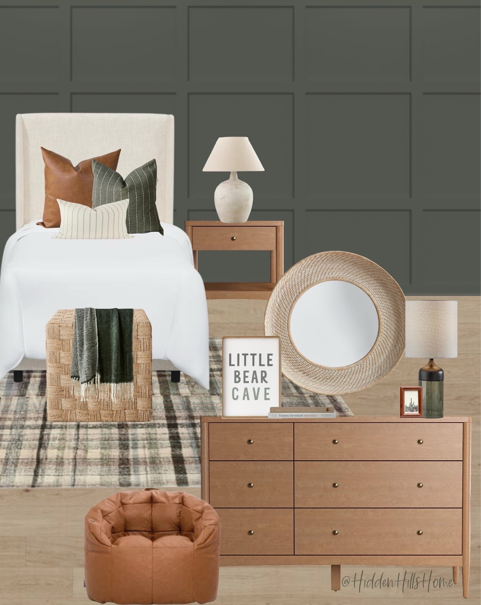 Boys room decor ideas, boys bedroom mood board with dark green accent wall, home decor, boys bedroom design, masculine kids bedroom #boysroom


#LTKSaleAlert #LTKKids #LTKHome