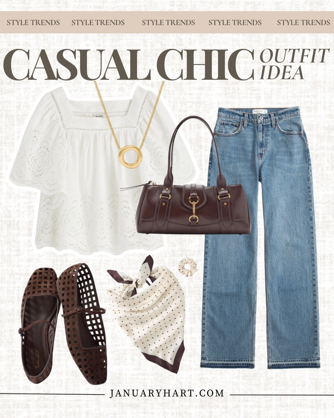 The August Lookbook 🤎

Fall outfits, fall transition outfit ideas, denim, jeans, mesh ballet flats, chocolate brown, summer outfits, late summer, casual outfit with jeans

#LTKOver40 #LTKFindsUnder100 #LTKStyleTip