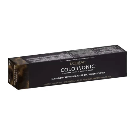 L Oreal Paris Colorsonic Ammonia Free Permanent Hair Color Cartridge - Device Sold Separately 5g Medium Brown Gold ( Pack of 2). | Walmart (US)