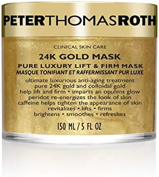Peter Thomas Roth | 24K Gold Mask | Pure Luxury Lift & Firm, Anti-Aging Gold Face Mask, Helps Lif... | Amazon (US)