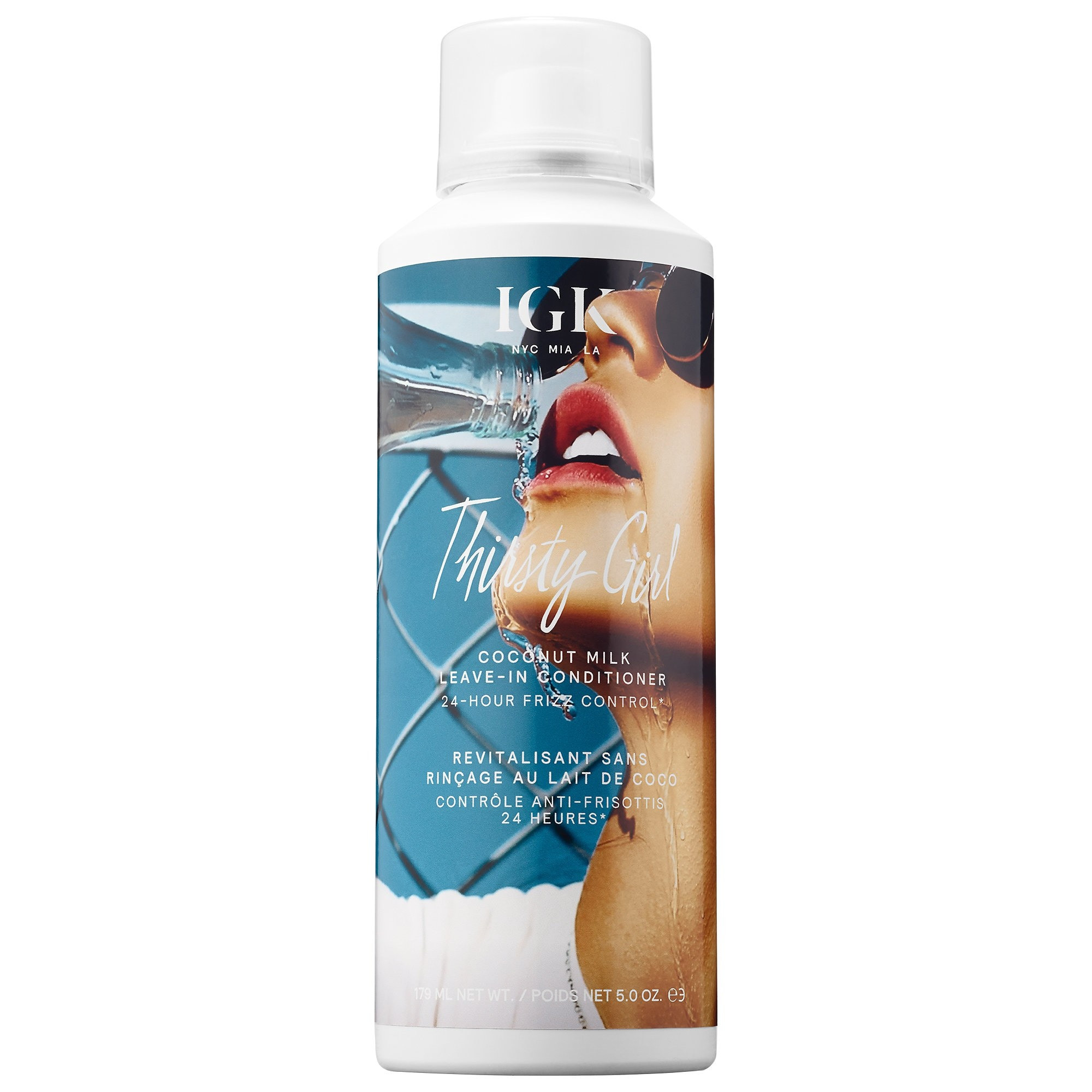 IGK THIRSTY GIRL Coconut Milk Anti-Frizz Leave-in Conditioner 5 oz/ 179 mL | Sephora (US)