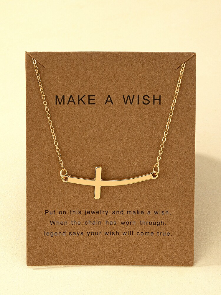 Cross Charm Necklace | SHEIN
