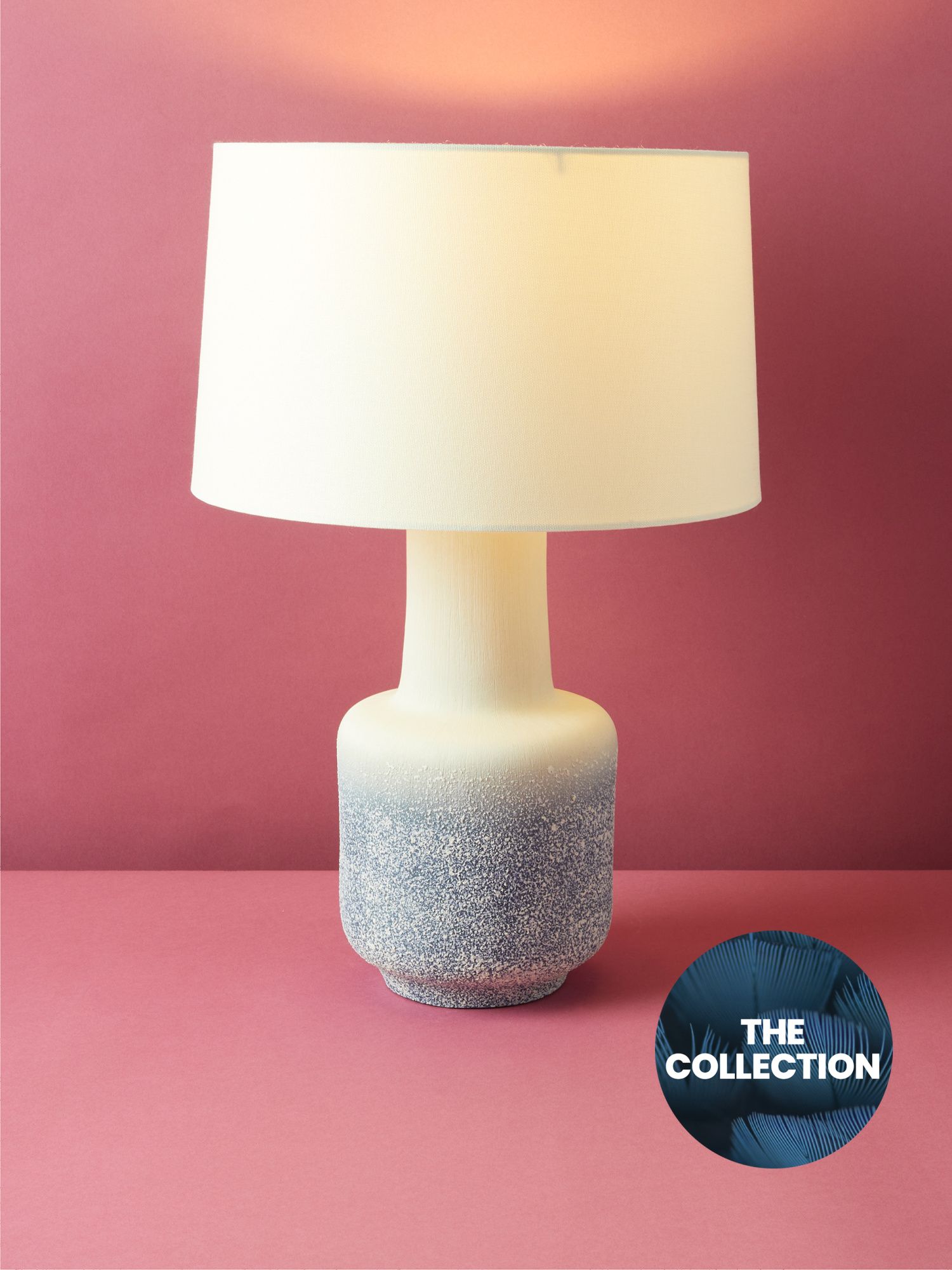21in Rinca Ombre Ceramic Table Lamp | HomeGoods