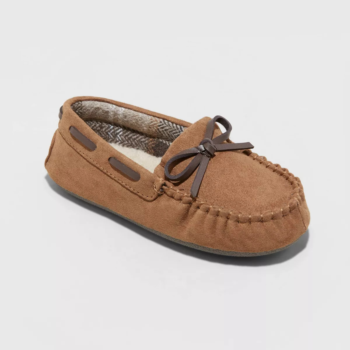 Toddler Boys' Carter Moccasin Slippers - Cat & Jack™ Chestnut | Target