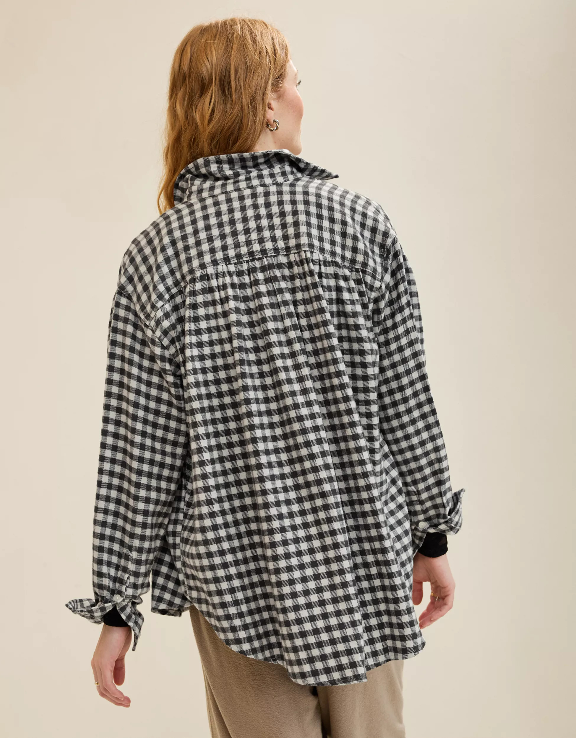 Aerie Anytime Fave Flannel Button Down Shirt | American Eagle Outfitters (US & CA)