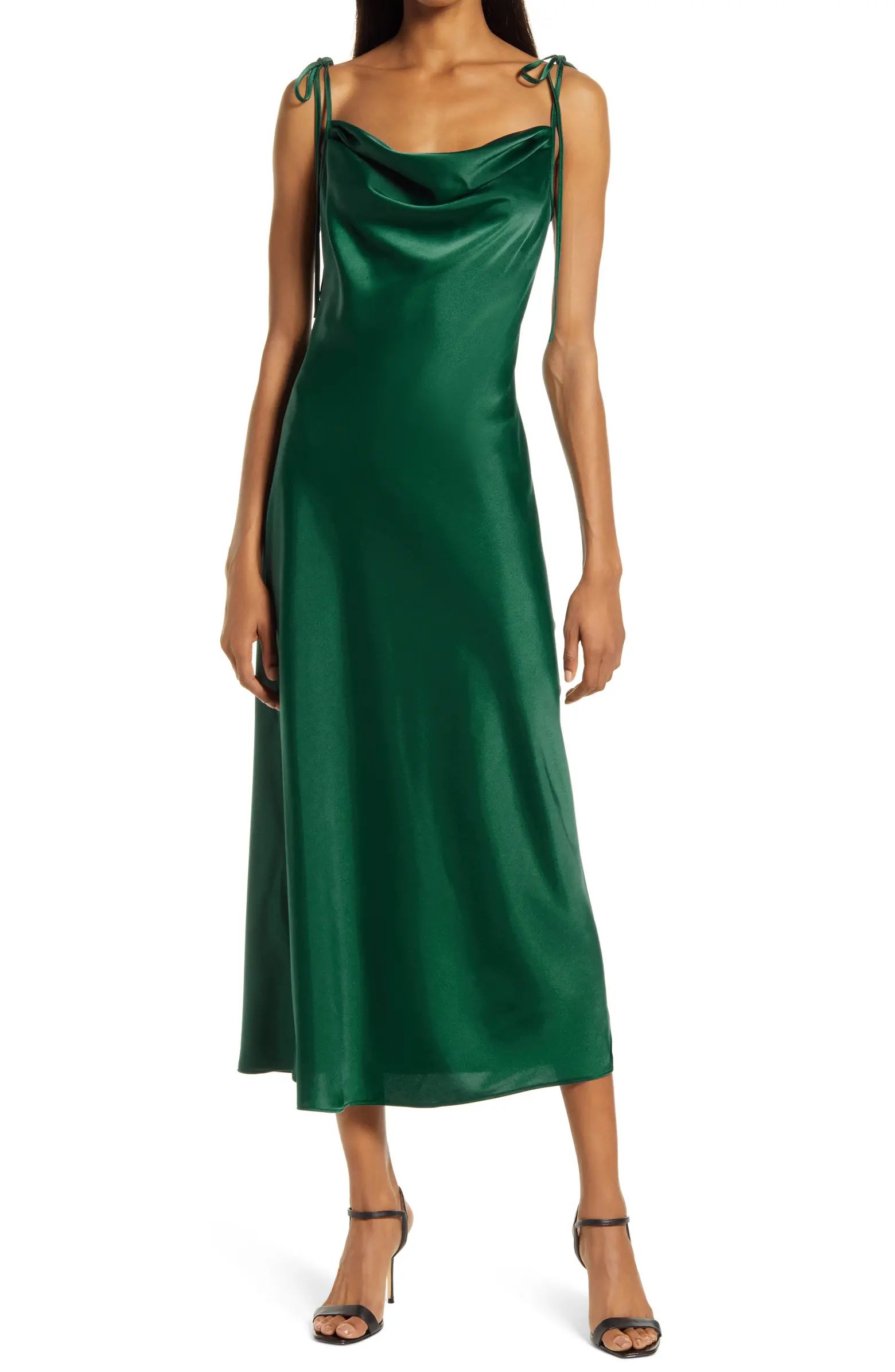 WAYF The Beverly Cowl Neck Midi Dress | Nordstrom | Nordstrom