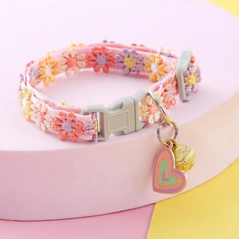 Sparkle  : Adorable Pet Necklace Colorful Lace Flower - Temu | Temu Affiliate Program