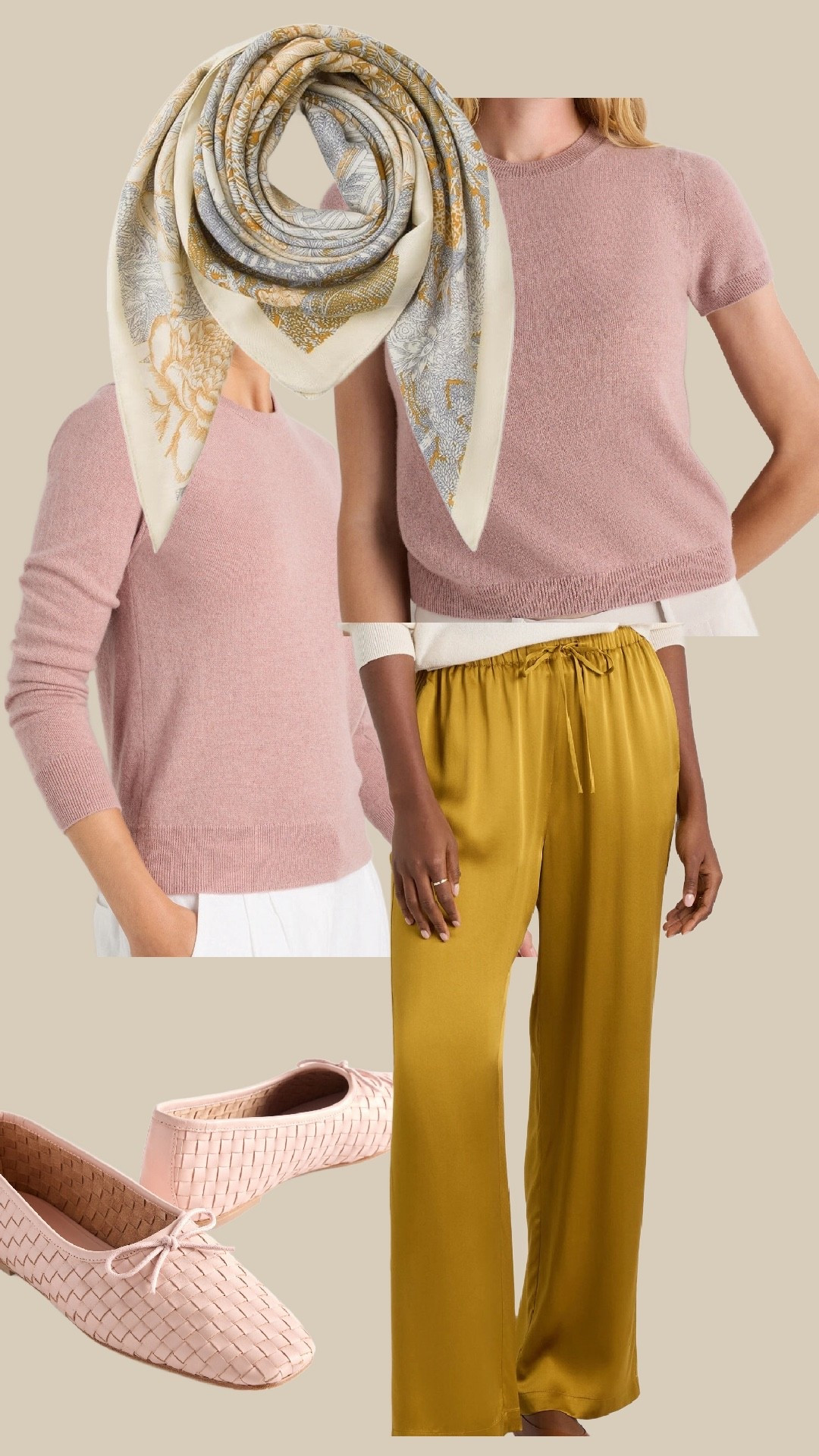 Look for less silk pants!!!! 