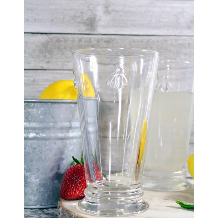 Napoleon Bee 15oz. Drinking Glass Set | Wayfair North America