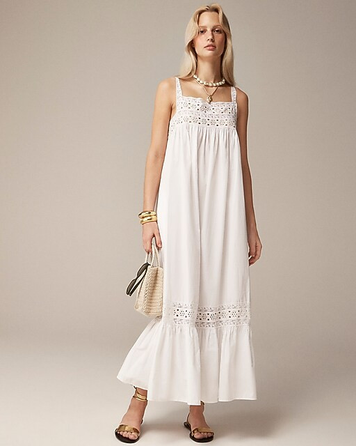 Athena dress in cotton poplin | J. Crew US