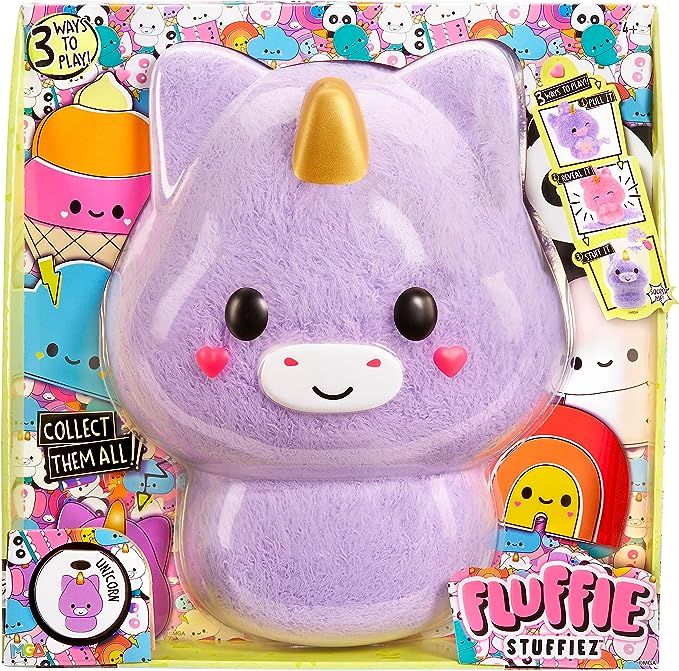 Fluffie Stuffiez Unicorn Large Collectible Feature Plush 11" - Surprise Reveal Unboxing with Hugg... | Amazon (US)