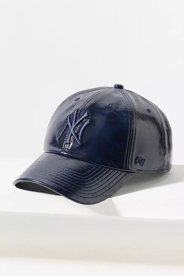 Faux Leather MLB Baseball Cap | Anthropologie (US)