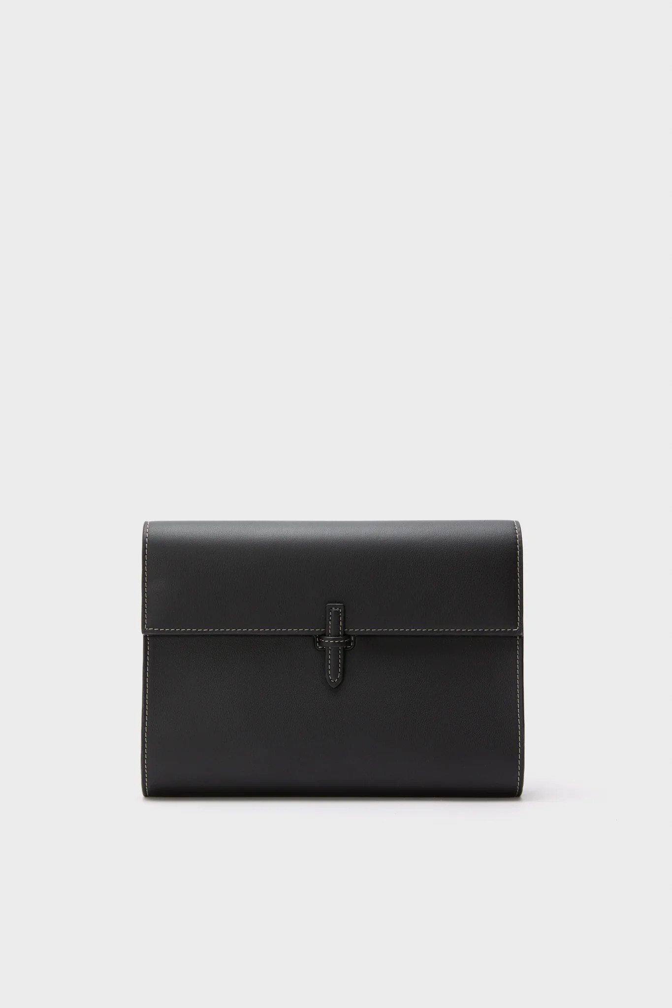 Black Nappa Large Soft Clutch | Tuckernuck (US)