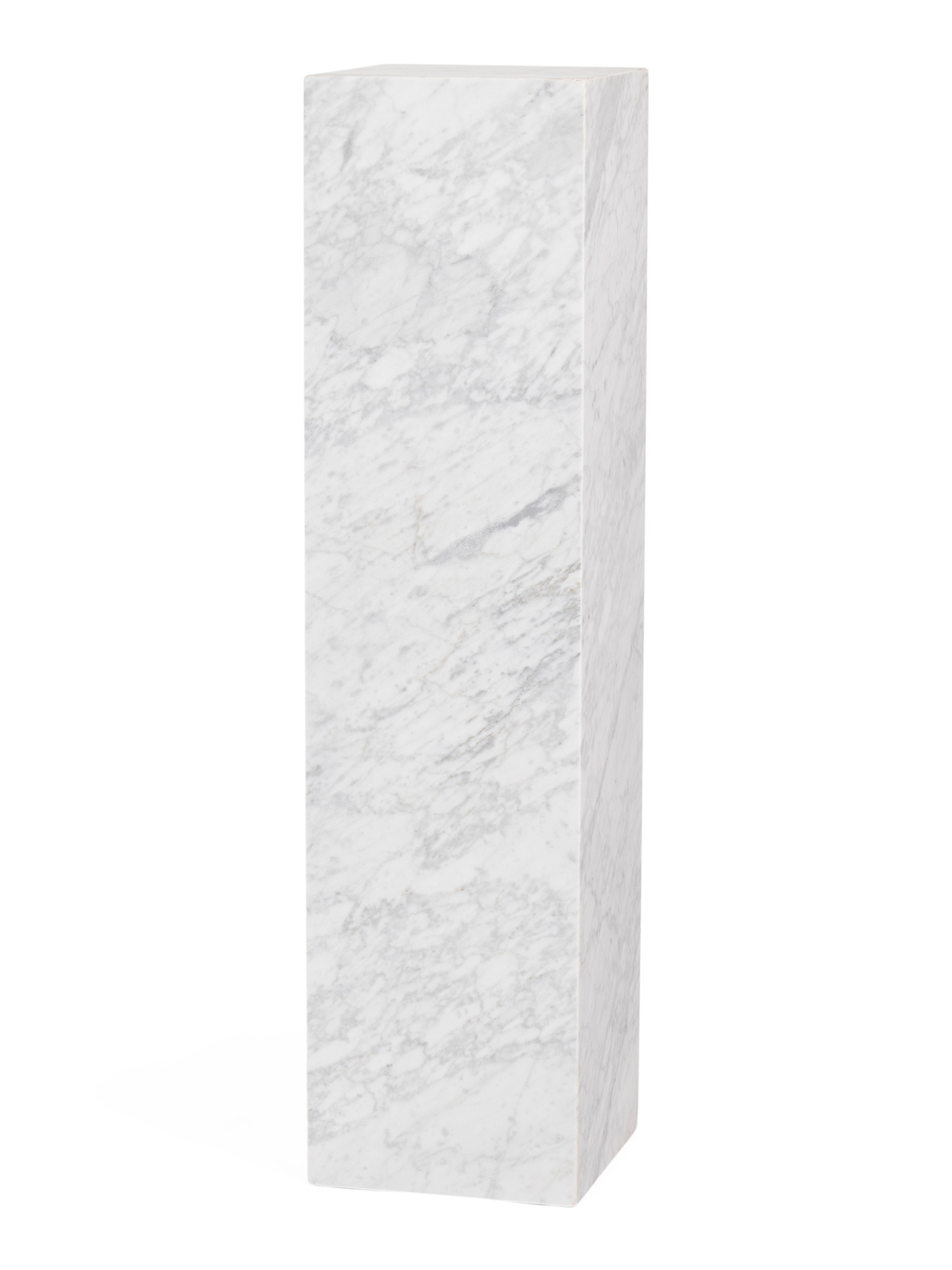 12x12x47 Large Marble Column Pedestal Table | TJ Maxx