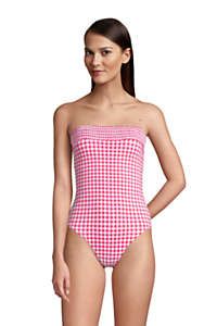 Draper James x Lands' End Women's Bandeau One Piece Swimsuit | Lands' End (US)