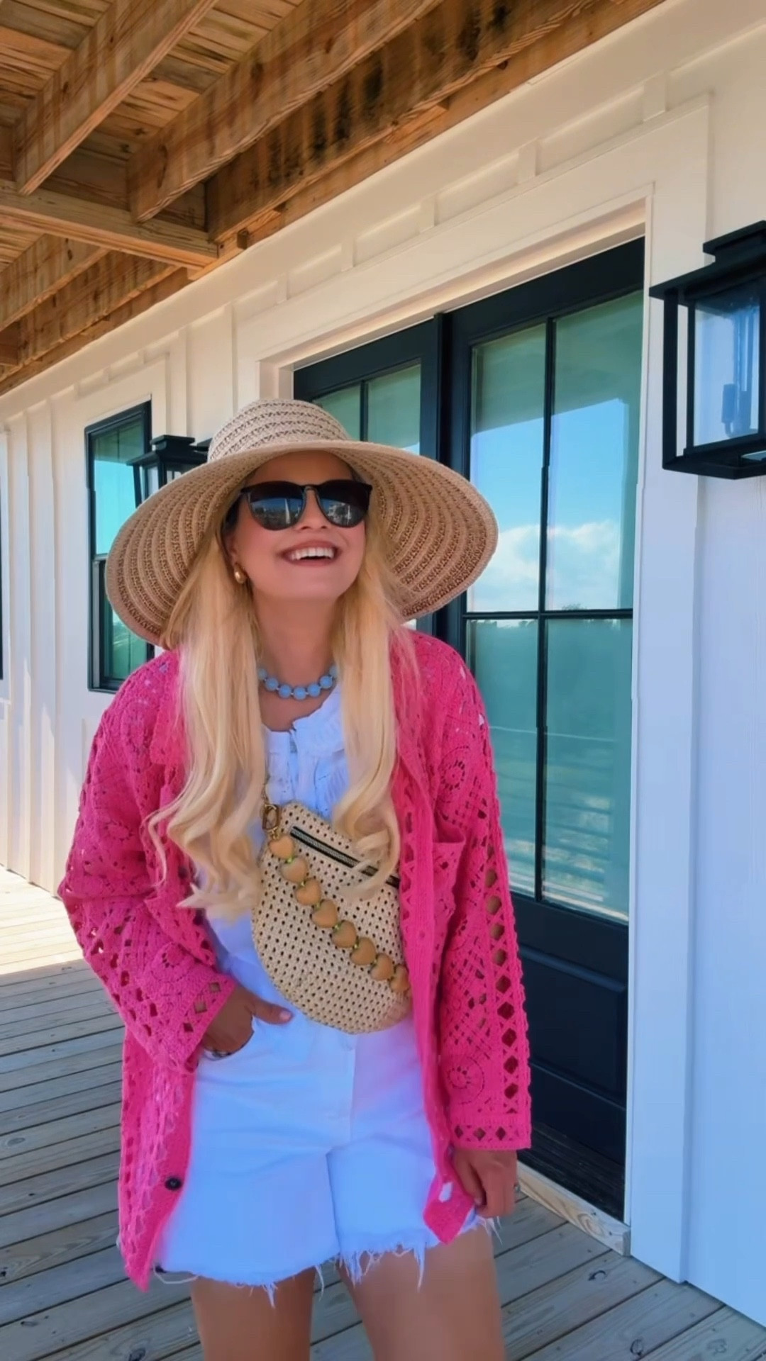 Use code BECKY25 on the Erin McDermott jewelry 

What I wore to mini golf, ice cream, food lion and to read on the porch 

Love this Peter Pan collar top that’s been on repeat. It’s so sweet - this one is sold out but found one similar by the same brand 
Use code BECKY20 on this hat that I love!!! Not a huge fan of too much sun so hats on repeat in the summer 
This crochet sweater!!!! Soooooo cute and fun. Also perfect for reading on the porch. Sold by three birds nest (can’t link here but use code BECKYFKELLER) 

Been wearing these shorts nonstop since last summer. I always size up in shorts 

The favorite target shoes that I love! So comfy and cushioned 

#LTKSeasonal #LTKStyleTip #LTKTravel