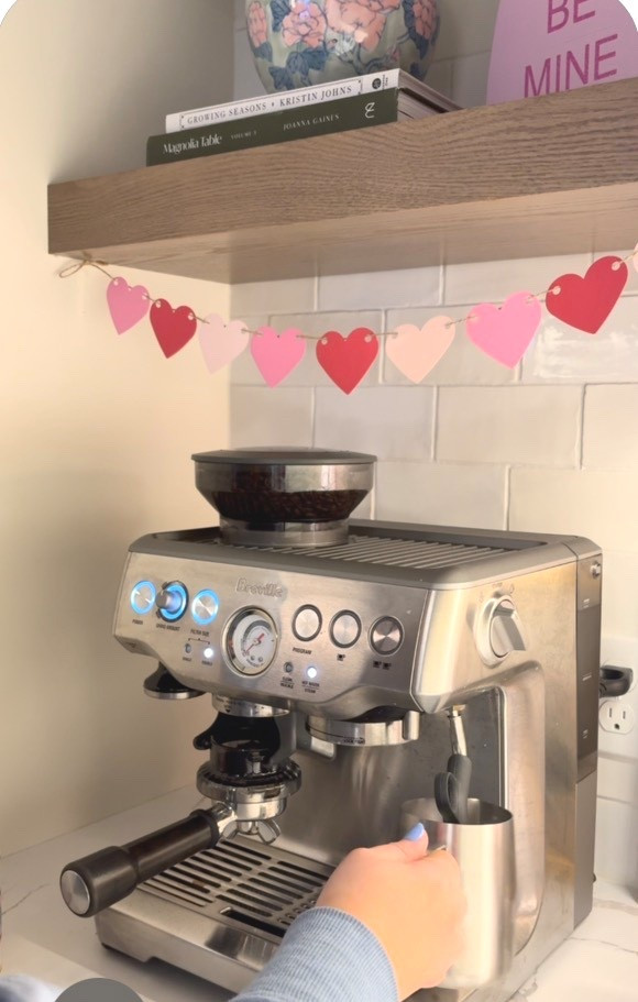 If you don’t know how to steam your milk, this is my simple hack ☕️ 

1. Hold the stainless pitcher about half full of milk to the side of the machine with the steaming wand in it, not touching the bottom but close. 
2. Turn on steam and begin swirling the cup to move the wand around in the milk. 
3. Continue doing this while touching the bottom of the cup to check if it’s hot. Once the bottom feels how the milk is warm and ready!
4. I like to pull the cup down a little to allow the wand to crate some foam at the top
5. Turn off steaming wand and brew espresso shots. Do not brew shots before milk is steamed! 

This is my method for using the Breville Barista Express to create amazing lattes at home. 

#LTKdayinmylife #LTKHome #LTKmorningroutine