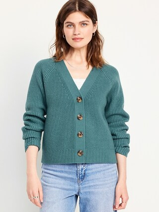 Shaker-Stitch Cardigan | Old Navy (US)
