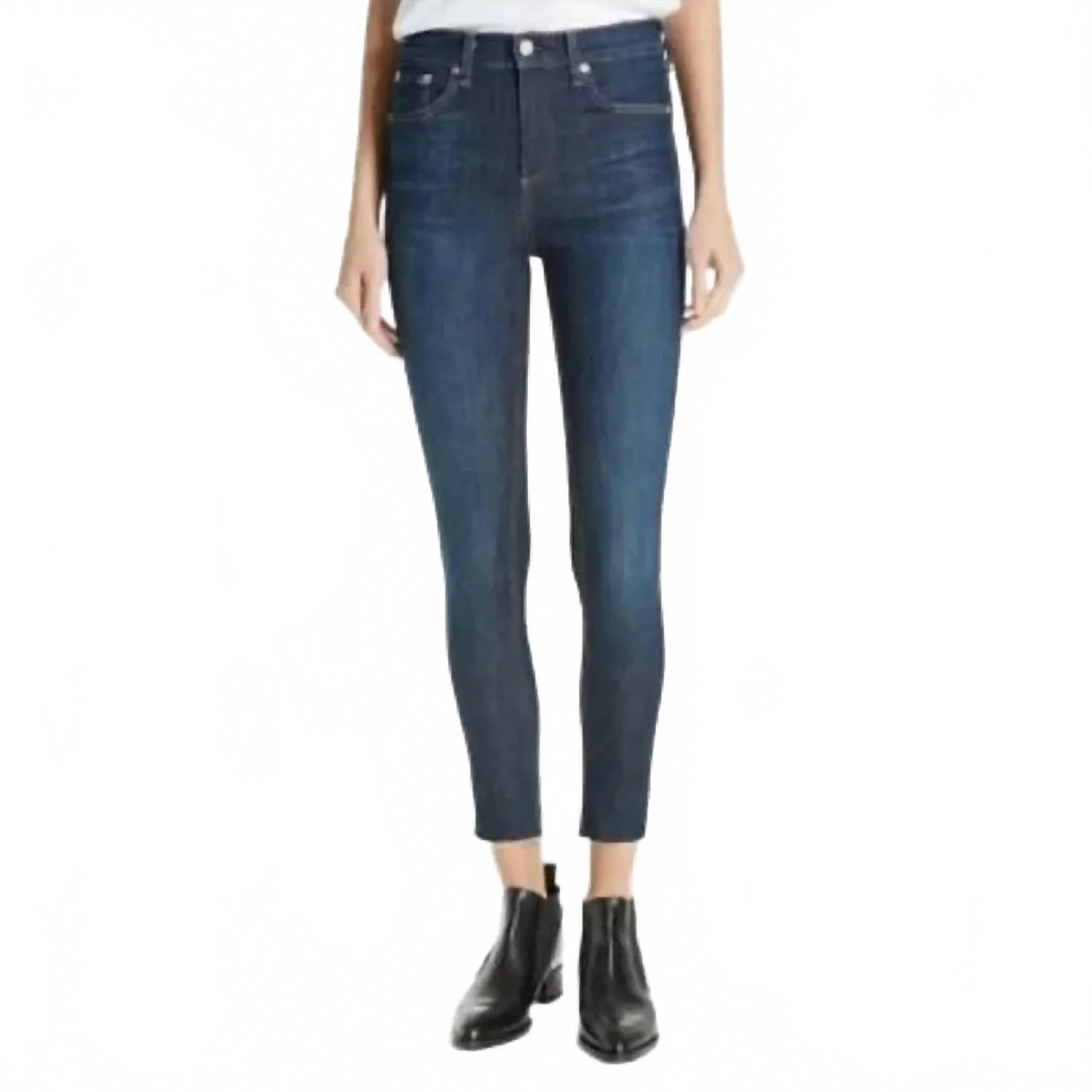 Ankle Skinny Jeans In Mad River Blue | Shop Simon