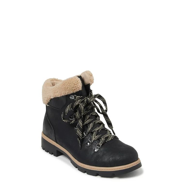 Time and Tru Women's Lug Bottom Winter Boots | Walmart (US)