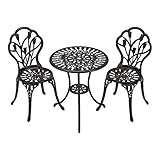 Laurel Canyon 3-Piece Cast Aluminum Outdoor Furniture Patio Bistro Sets with Antique Copper Finish S | Amazon (US)