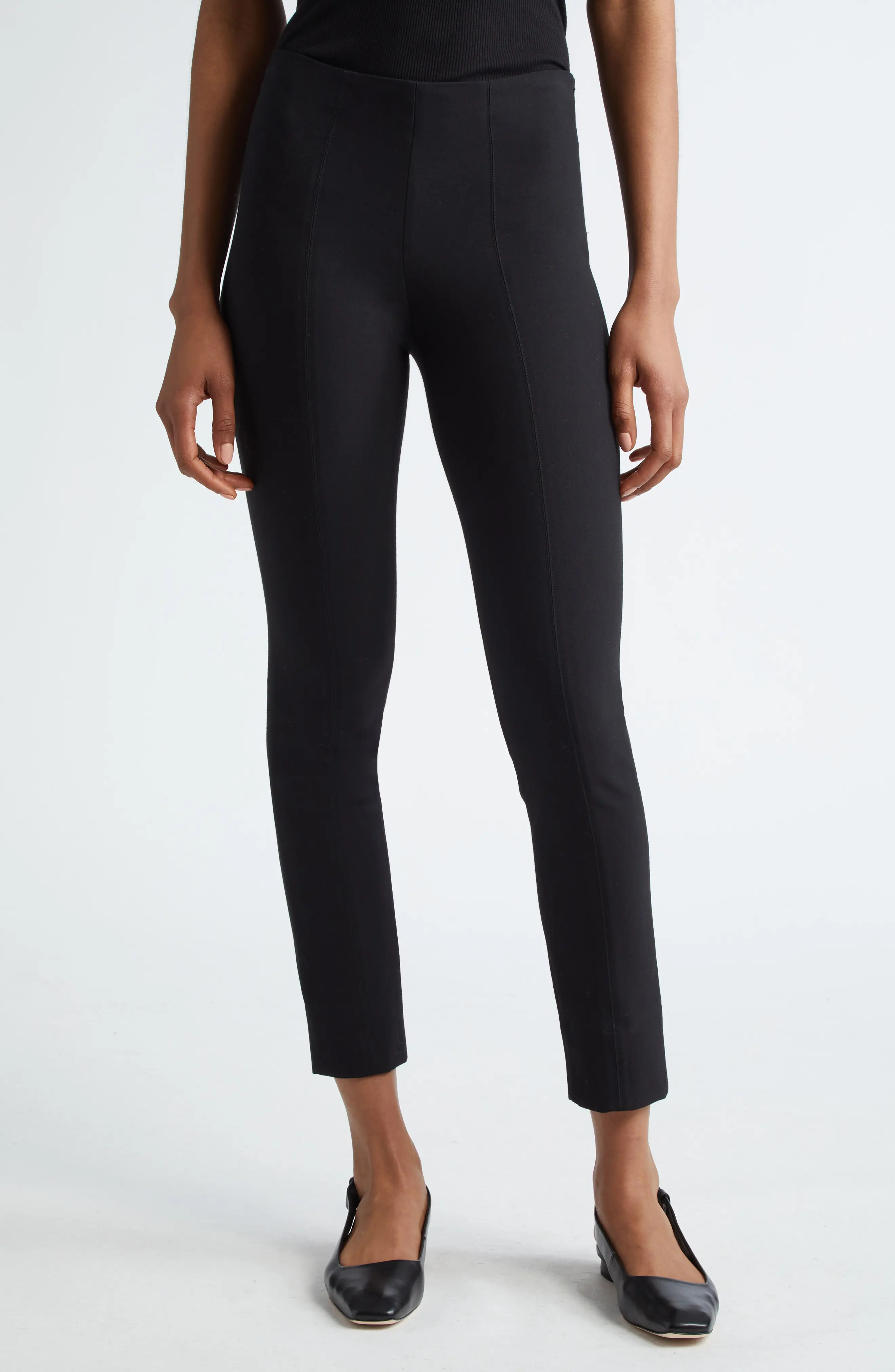 Bobbi Mid Rise Stitch Front Seam Leggings (Women) | Nordstrom | Nordstrom