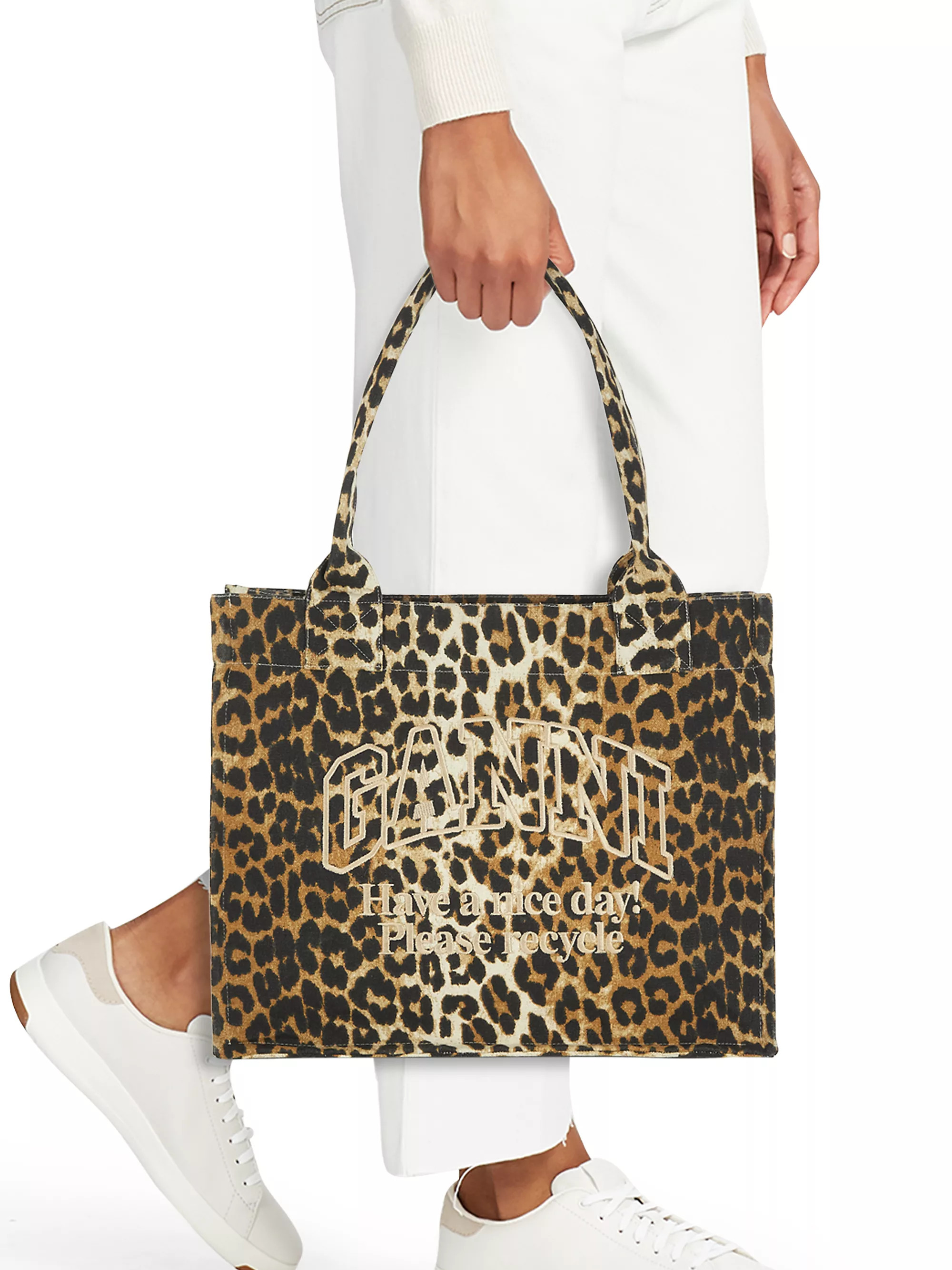 Large Easy Shopper Cotton Tote | Saks Fifth Avenue