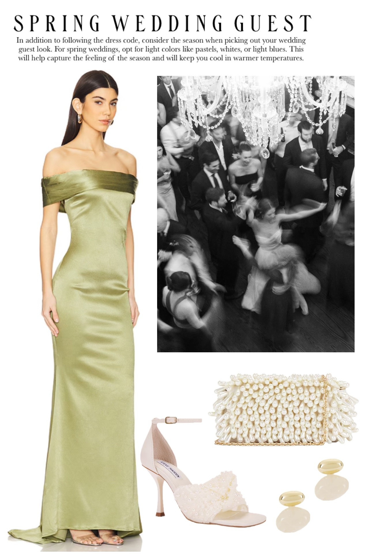 Spring wedding guest 🍸

#gown #heels #clutch #wedding #outfit 

#LTKWedding #LTKgrwm #LTKOver40