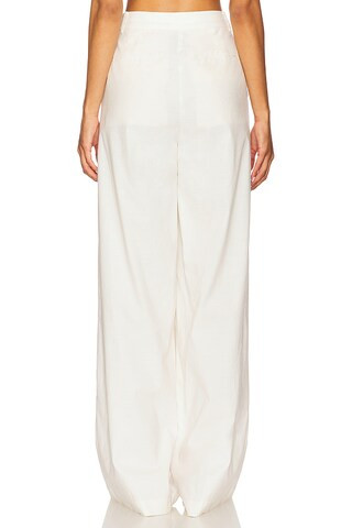 Jackie Pant in White Linen | Revolve Clothing (Global)
