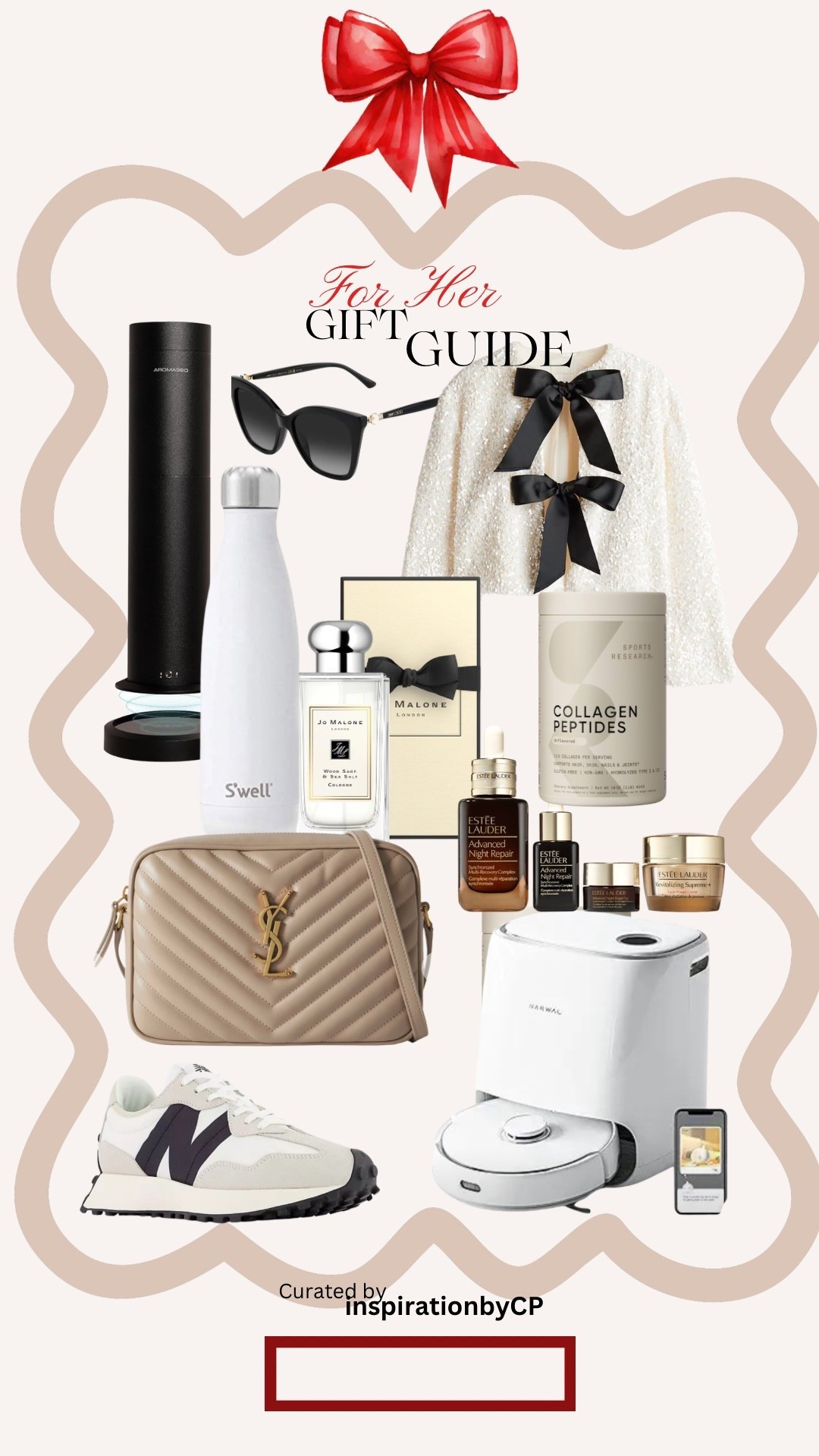 GIFT GUIDE FOR HER
#giftsforher #giftguide #giftideas #luxegifts #amazongifts #holidayshopping

#LTKHoliday #LTKCyberWeek #LTKGiftGuide