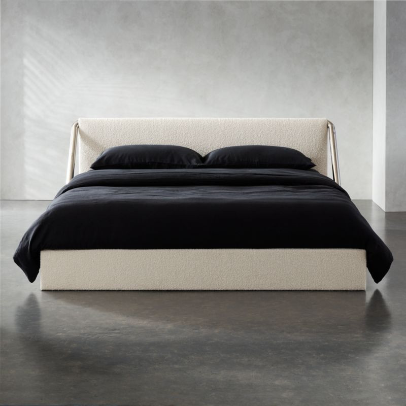 Sojourn Ogo Natural Modern King Bed | CB2 | CB2
