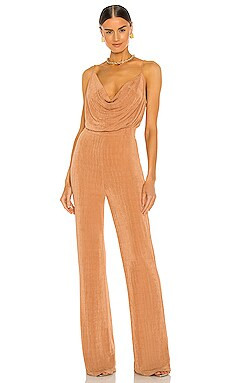 MISHA Moyra Jumpsuit in Desert Rose from Revolve.com | Revolve Clothing (Global)