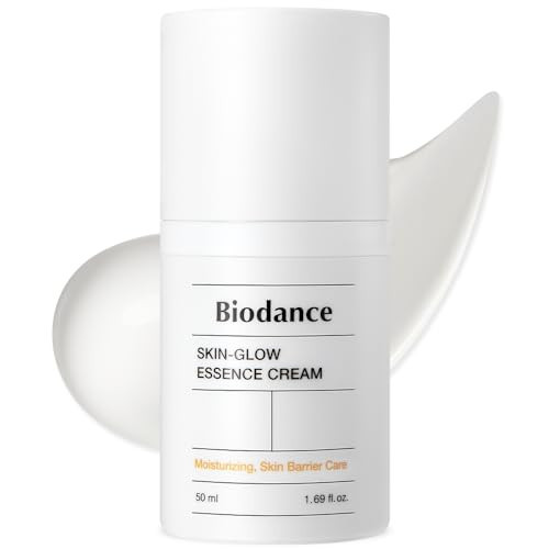Biodance Skin-Glow Essence Cream, Moisturizing, Anti-Aging, Hyaluronic Acid & Ceramide Facial Moisturizer | 1.69 fl.oz, 50ml | Amazon (US)