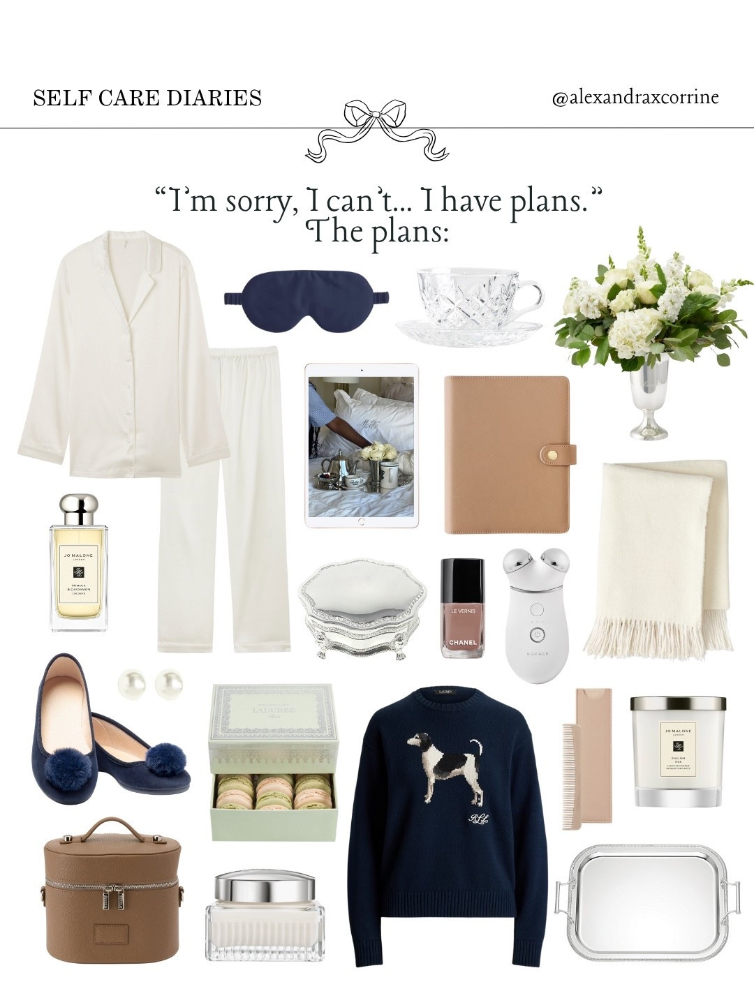 Oh I’m so sorry, I can’t… I have plans this weekend ☕️🤍🕯️🩰☁️

#cozyweekend #weekendplans #cozyathome #moodboardaesthetic #pinterestinspo 

[ cozy weekend aesthetic, weekend plans, homebody vibes, self care day at home, Saturday at home, Ralph Lauren, soft girl fall aesthetic, luxury aesthetic, Pinterest mood board aesthetic ]

#LTKBeauty #LTKStyleTip #LTKHome