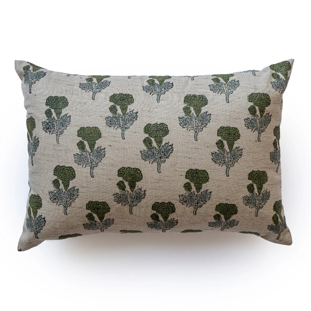 Vivid Lumbar Pillow Cover - Etsy | Etsy (US)