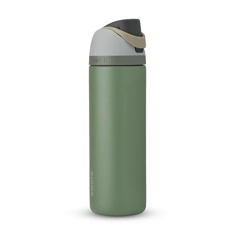Owala FreeSip Stainless Steel Water Bottle, 24oz, Green House | Walmart (US)