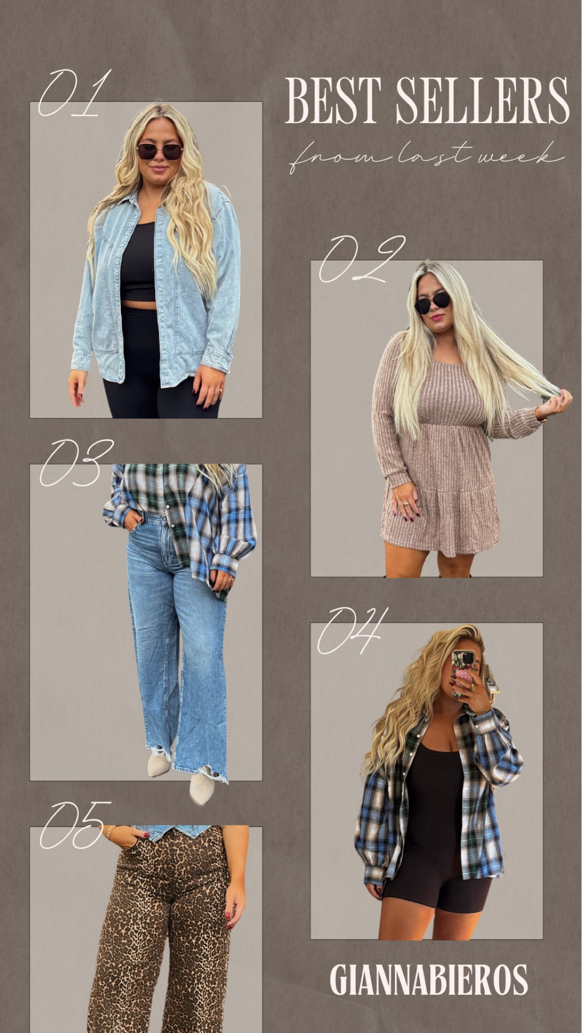 BEST SELLERS FROM LAST WEEK

#bestsellers #mostloved #mostpurchased #whatyouloved

#LTKMidsize #LTKSeasonal #LTKGiftGuide