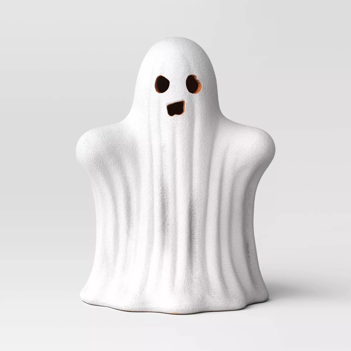 Large Textured Terracotta Ghost Decorative Sculpture - Hyde and EEK! Boutique™ Matte White | Target