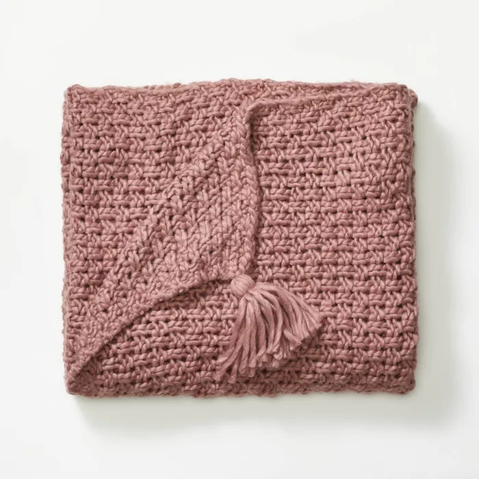 Chunky Knit Throw Blanket - Threshold™ designed with Studio McGee | Target