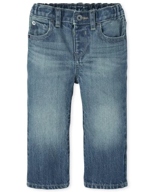 Baby And Toddler Boys Basic Bootcut Jeans - Pierce Wash | The Children's Place  - PIERCE WASH | The Children's Place
