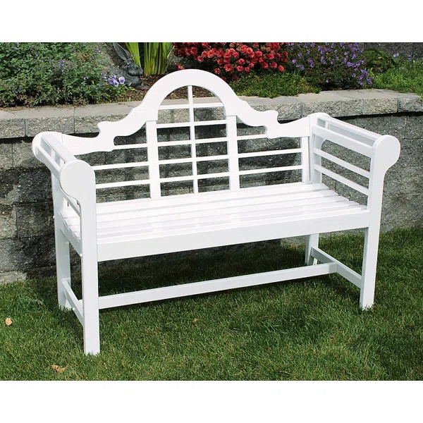 Lutyens Wooden Garden Bench | Wayfair Professional