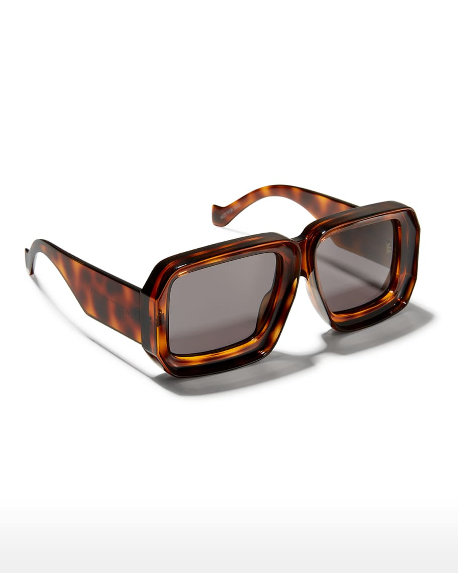 Loewe Oversized Square Monochromatic Sunglasses | Neiman Marcus
