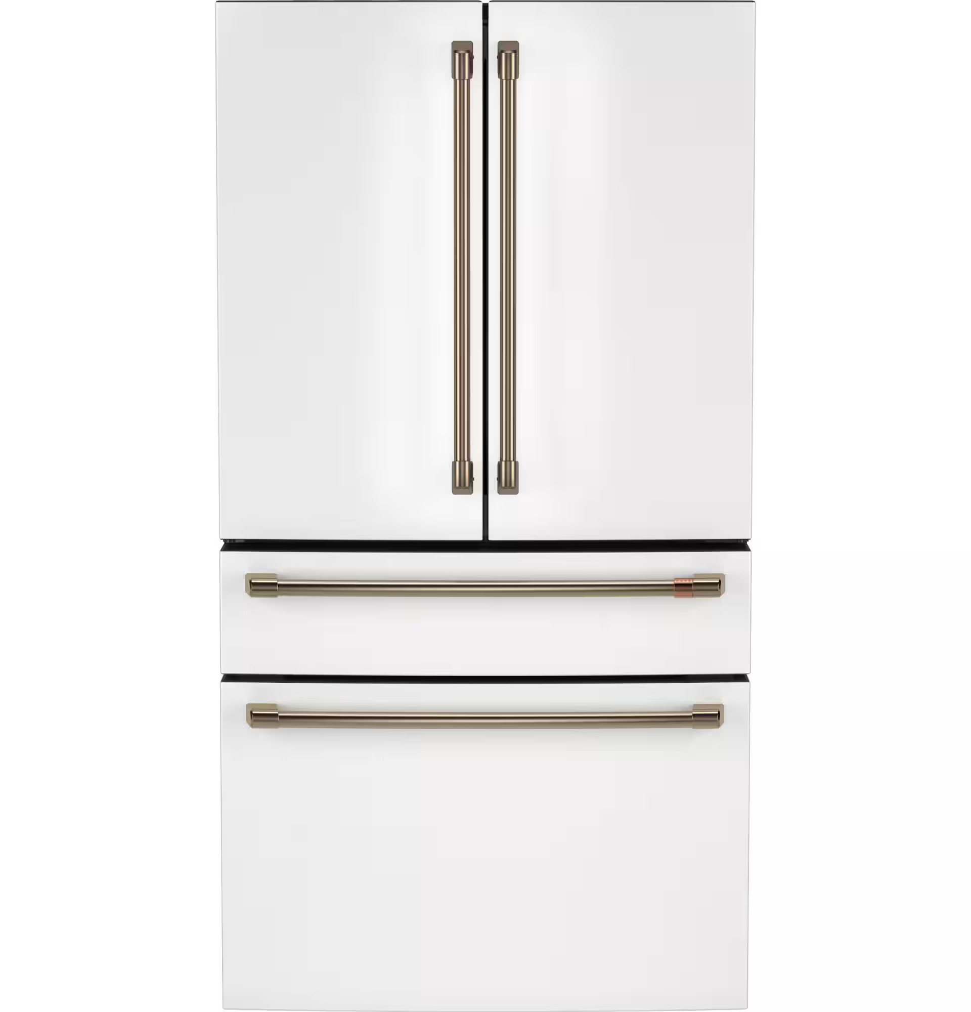 Café - 23.2 Cu. Ft. 4-Door French Door Counter-Depth Smart Refrigerator with Dual Dispense AutoFill Pitcher - Matte White | Best Buy U.S.