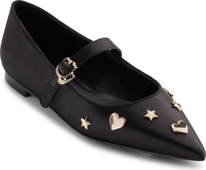 Veyda Pointed Toe Mary Jane Flat (Women) | Nordstrom Rack