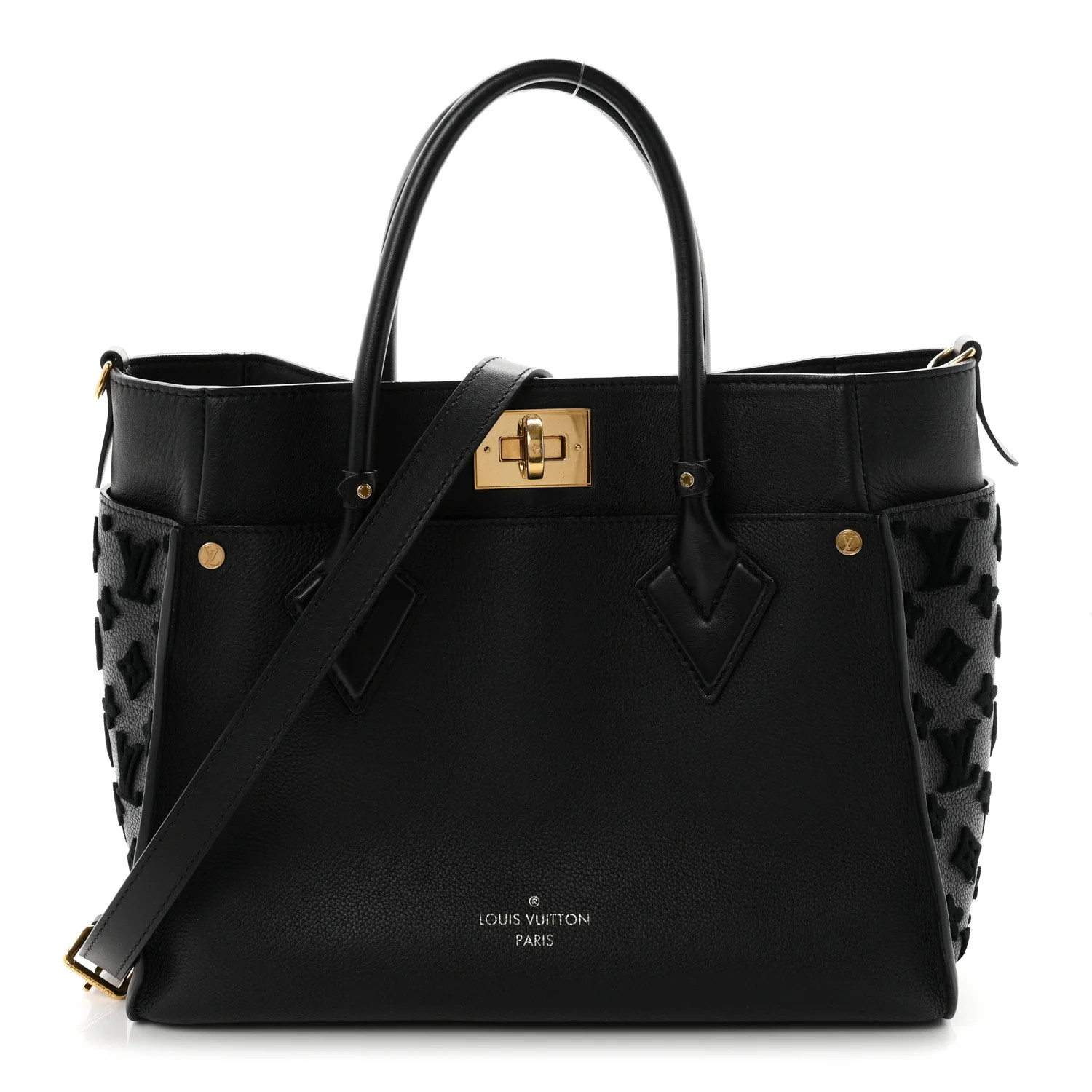 Louis Vuitton Calfskin Monogram Tufting On My Side Black 1954610 | FASHIONPHILE (US)