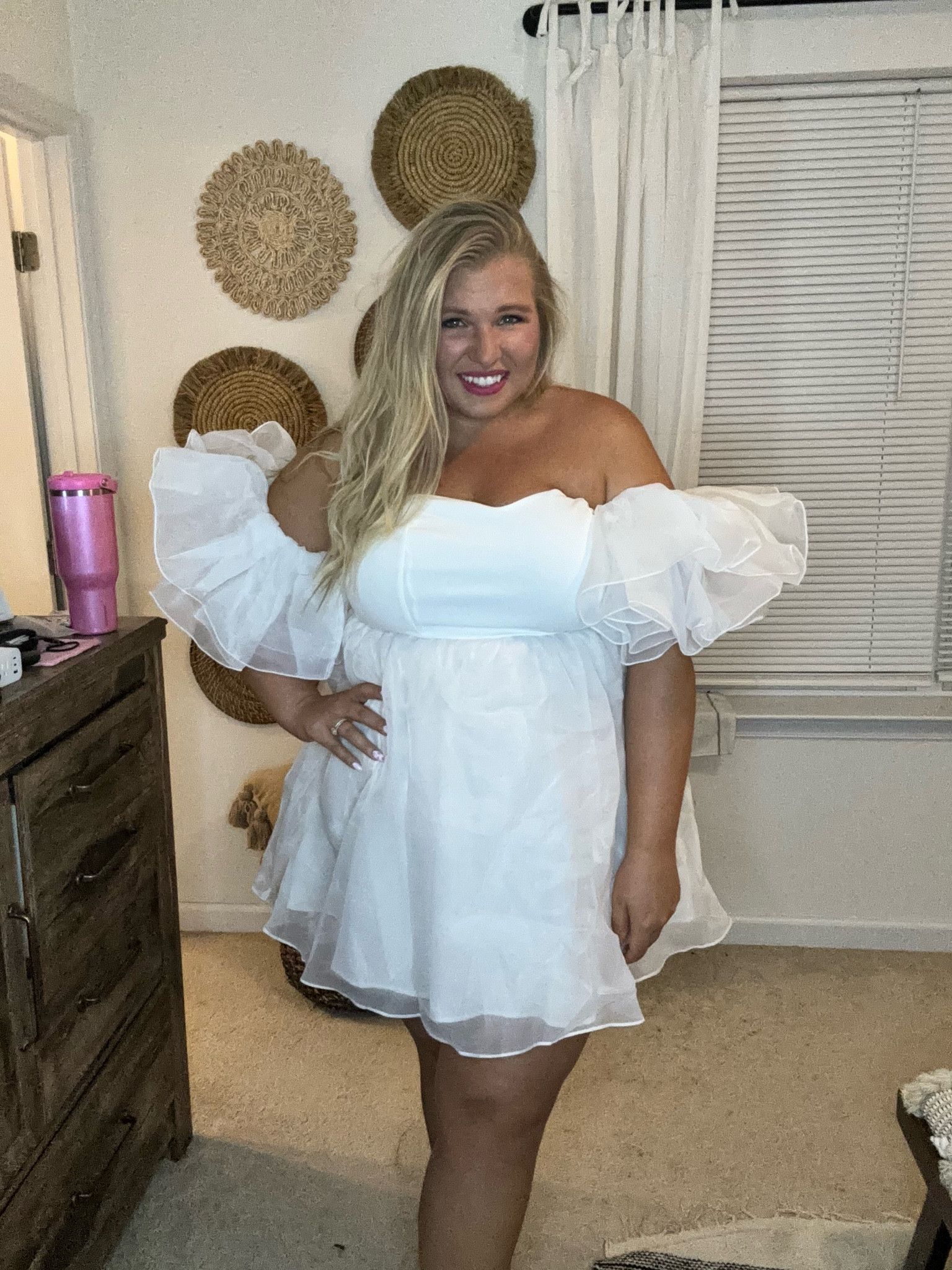 This would be the perfect bridal shower dress! 

#LTKPlusSize #LTKWedding #LTKMidsize