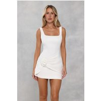 Midnight Spark Mini Dress White | Hello Molly (US)