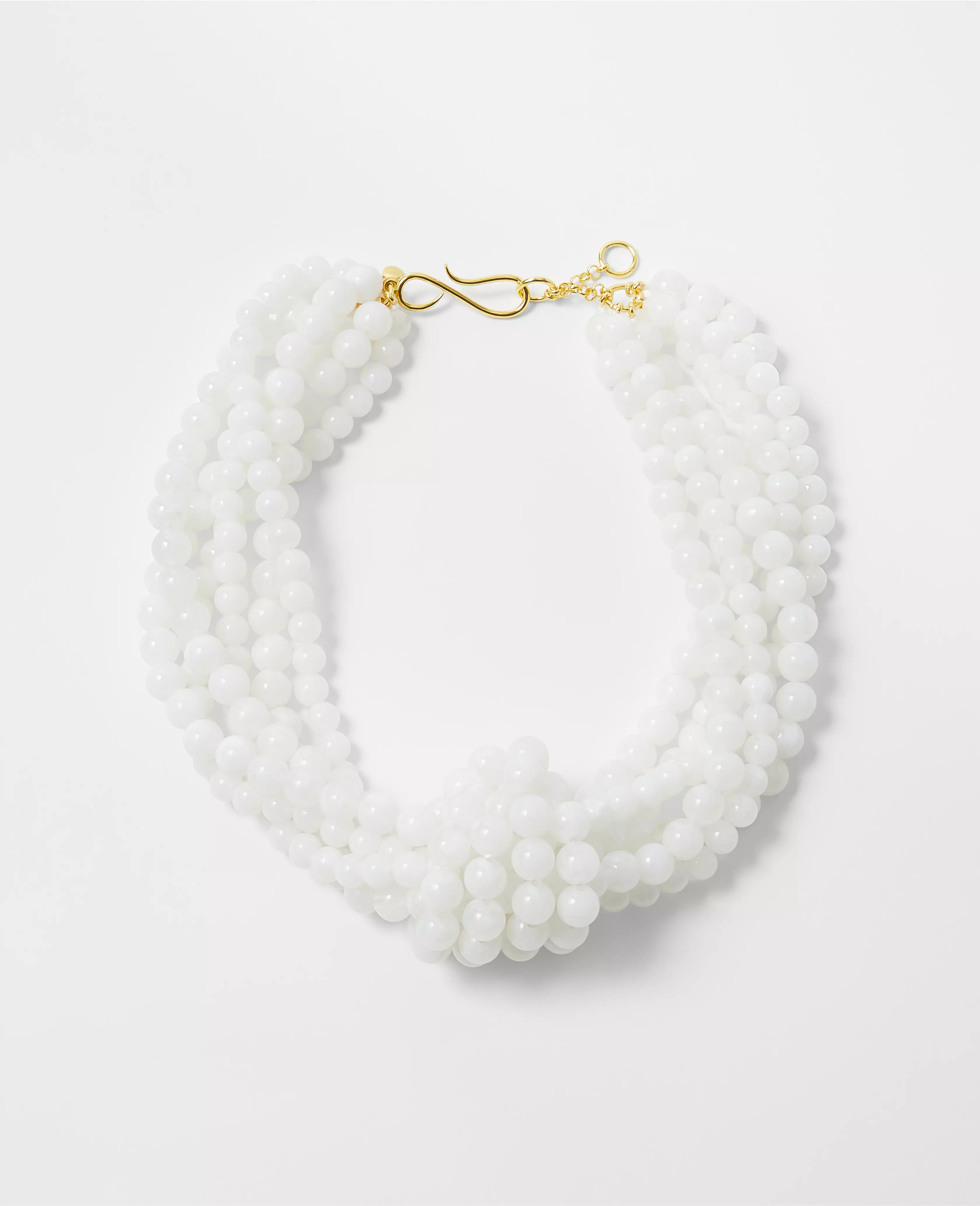 Multistrand Beaded Statement Necklace | Ann Taylor (US)